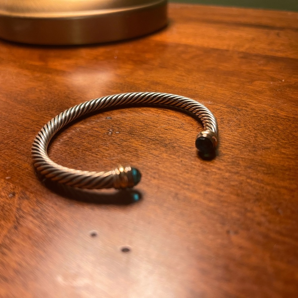David Yurman bracelet with blue stones